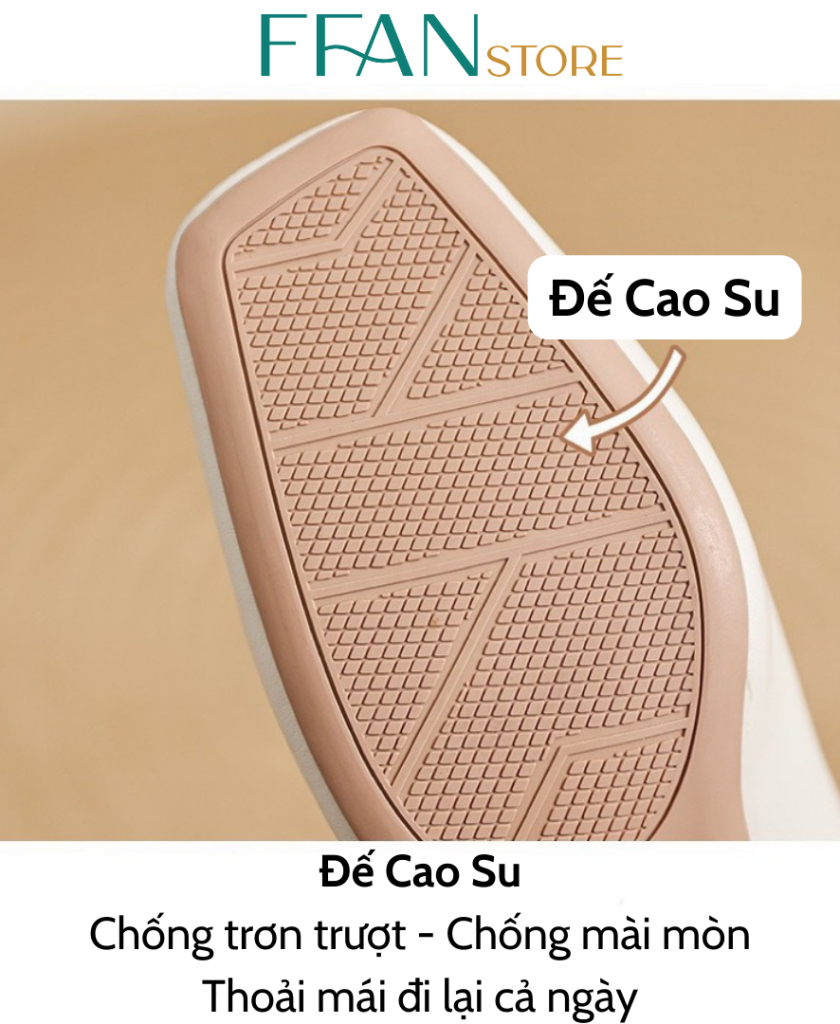 Giày mũi vuông đính đá cao cấp [DA THẬT TOÀN BỘ] mềm mại - G10 - FFAN STORE